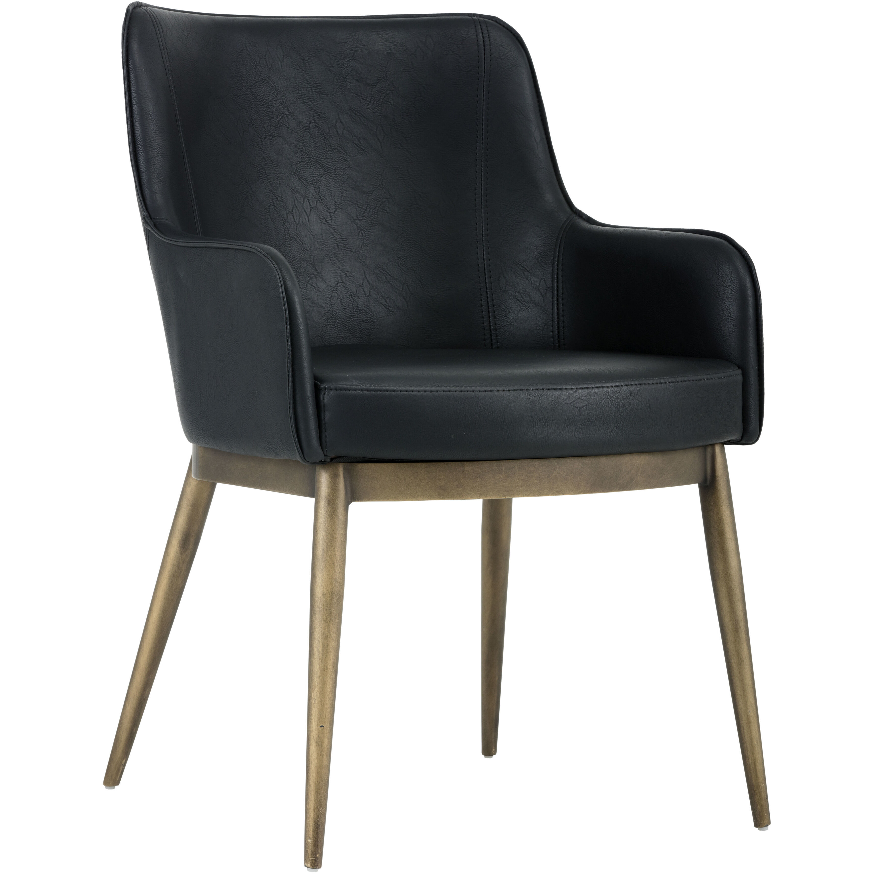 Franklin Vintage Black Dining Armchair